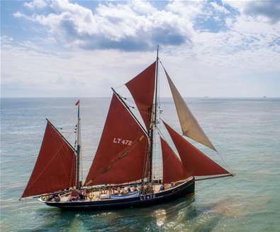 TTDA - Excelsior Trust - Historic ship Excelsior at sea TTDA - Excelsior Trust - Historic ship Excelsior at sea