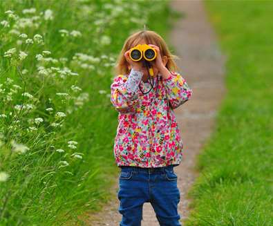 Child at RSPB Minsmere