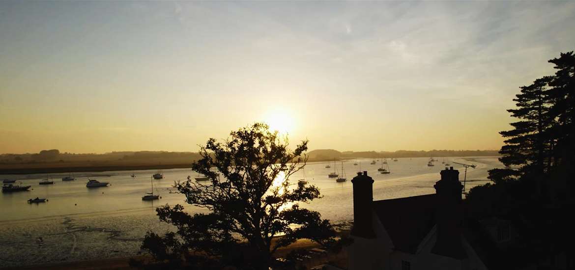 River Deben at sunset