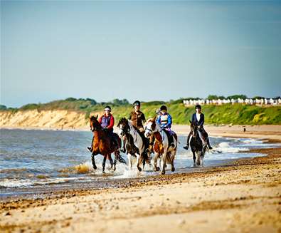 Horseriding on The Suffolk Coast