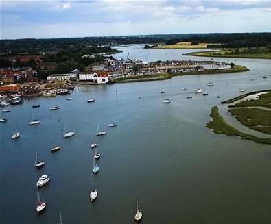 Woodbridge from above