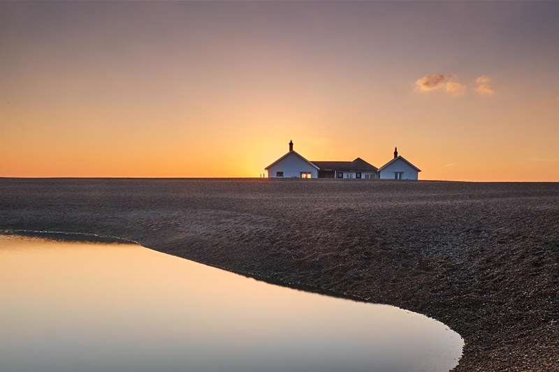 Shingle Street at sunset. (c) Daniel Ian Photography