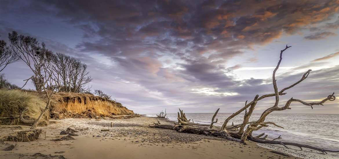 TTDA - Covehithe Beach - View of Benacre (c) Simon Brimacombe