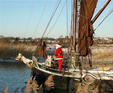 Snape Maltings Father Christmas Snape Maltings Father Christmas