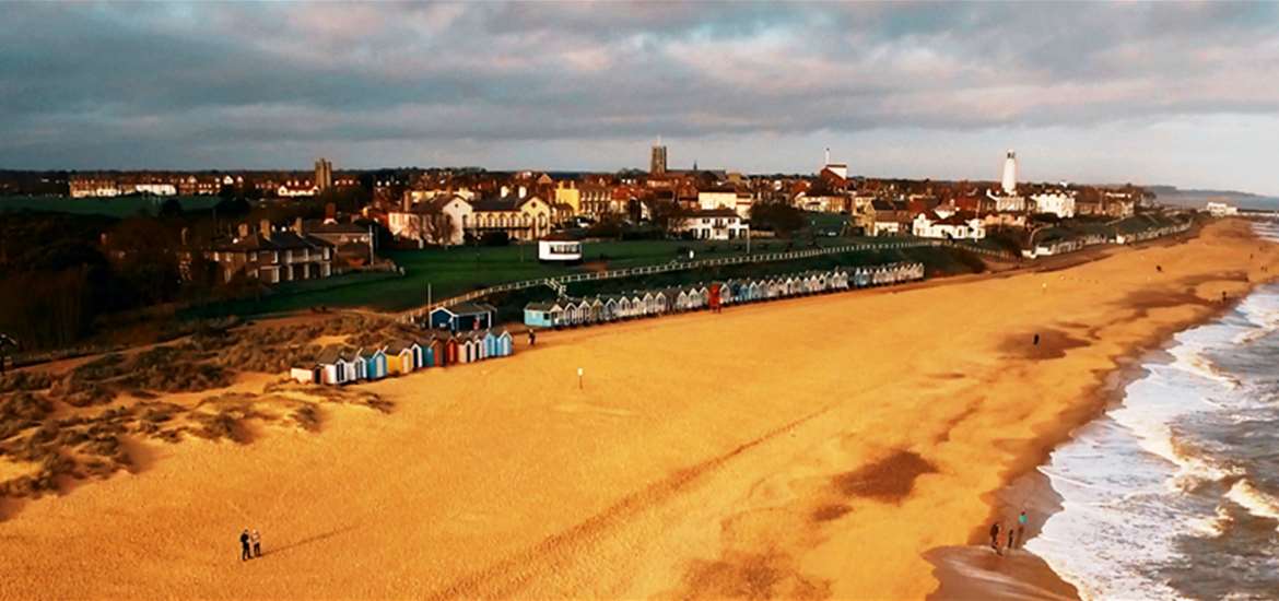 Take a stroll along the Prom on The Suffolk Coast