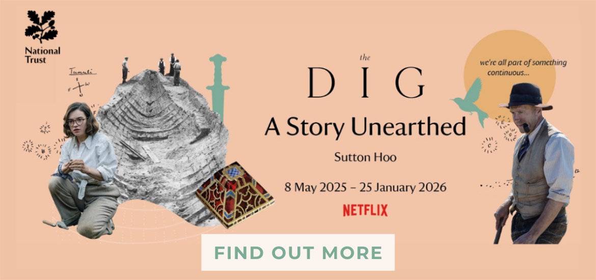 Banner advertisement - Sutton Hoo 2025