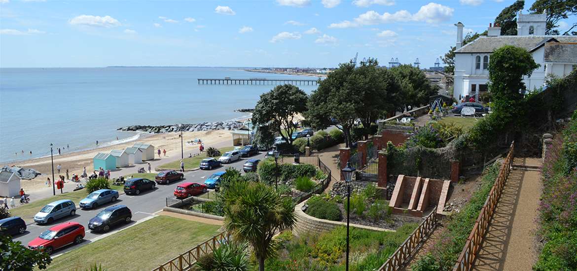 TTDA - Felixstowe Seafront Gardens - View from Gardens