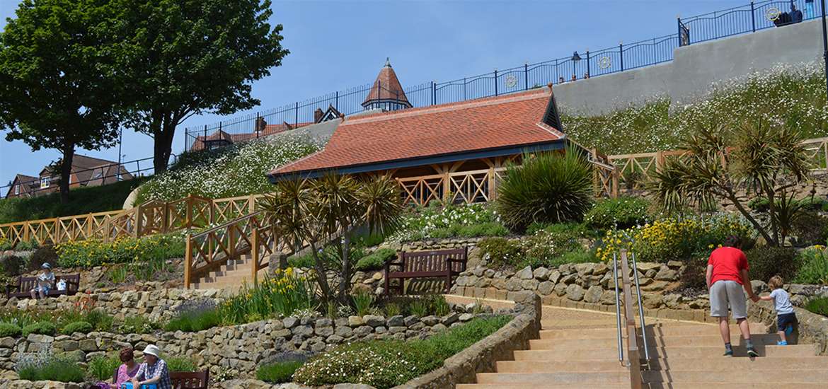 TTDA - Felixstowe Seafront Gardens - View from Steps