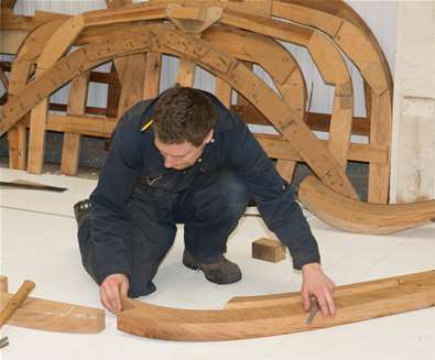 TTDA - IBTC - Man building boat TTDA - IBTC - Man building boat