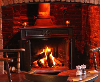 The Ship Inn at Dunwich Log Fire