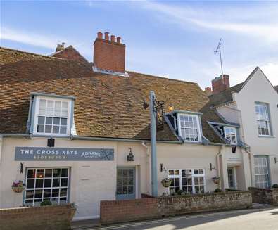 Exterior of The Cross Keys in Aldeburgh, Suffolk