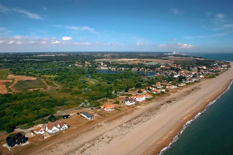 Towns & Villages - Thorpeness - aerial view