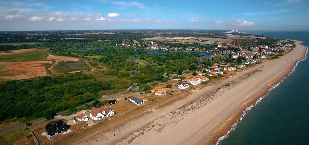 TTDA - Thorpeness Beach - Aerial view