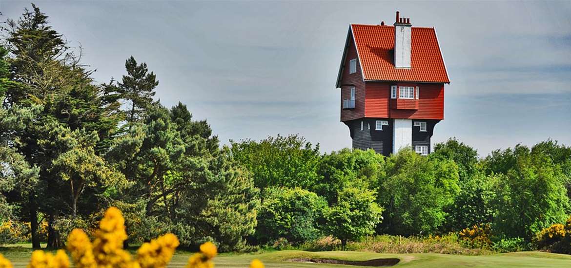 WTS - The House in the Clouds - View from golf course