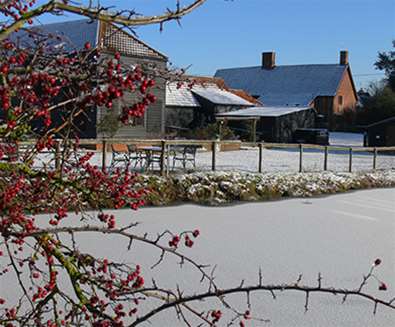 WTS - School Farm Cottages - In snow WTS - School Farm Cottages - In snow
