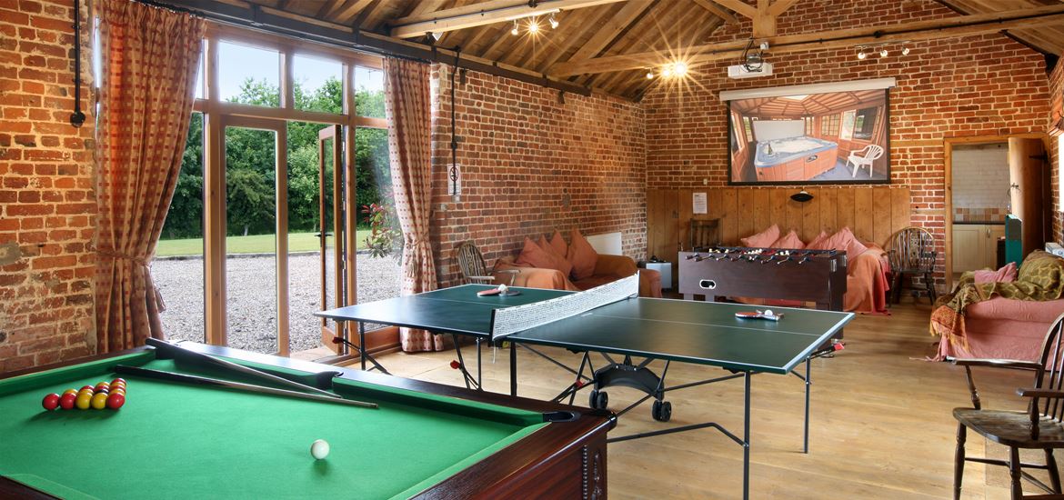 Wheatacre Hall Barns Games Room