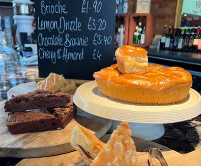 Hot Beverage & Brioche at Café Bencotto