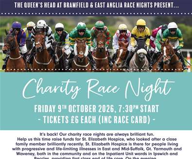 Charity Race Night at The Queen..