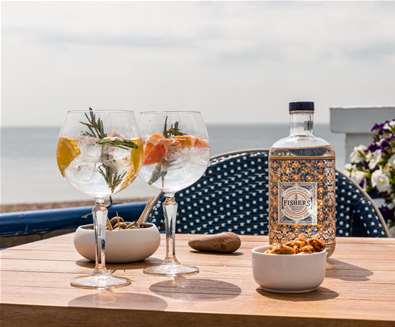 Fishers Gin experience and dinner B&B package at The  Brudenell Hotel, Aldeburgh