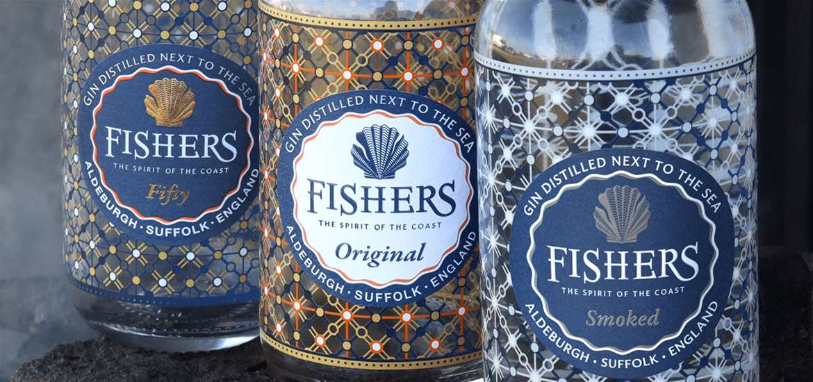 Fishers Gin - Bottles of gym