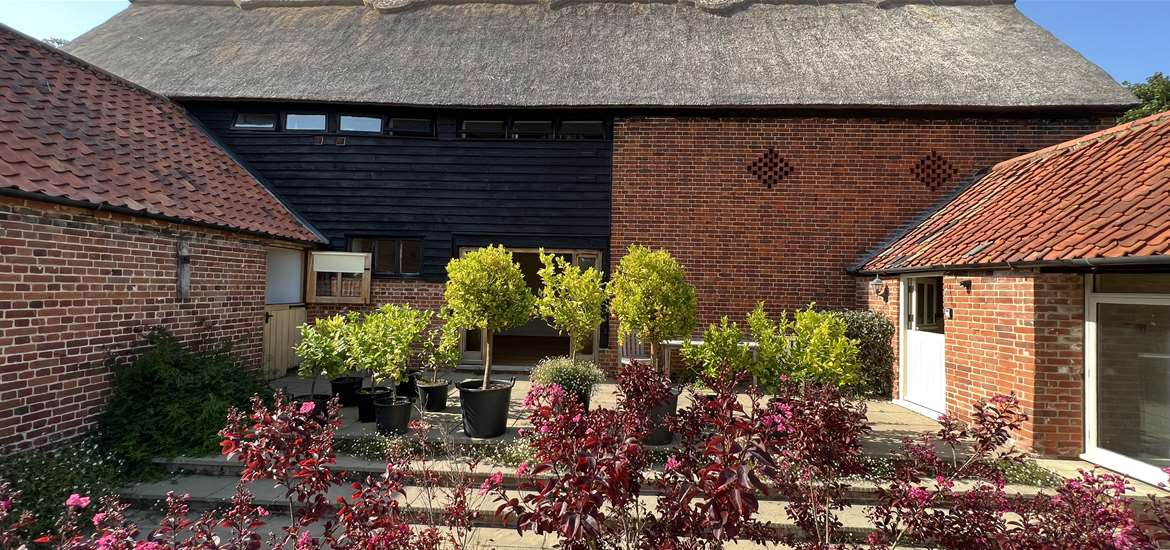 Dingle Marsh Barns - garden