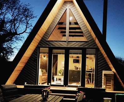 10% Off a 2-night min stay in a Suffolk A-frame Cabin at Boundary Farm