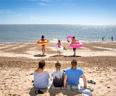 Felixstowe Beach Suffolk Sands Holiday Park