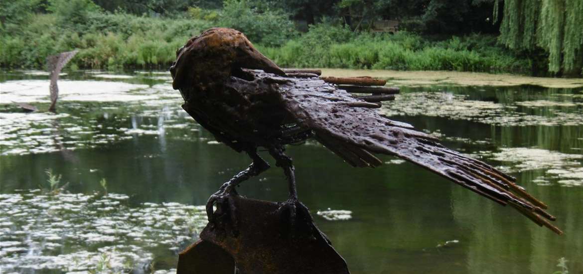 TTDA - River Waveney Sculpture Trail - Tobias Ford - Crow