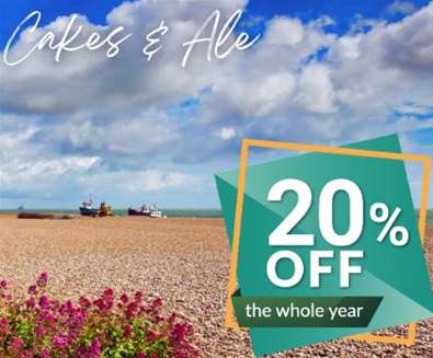 20% Off All Year Round at Cakes and Ale Holiday Park