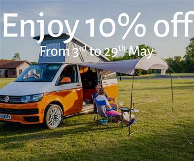 Enjoy 10% off touring field stays at Cakes and Ale Holiday Park