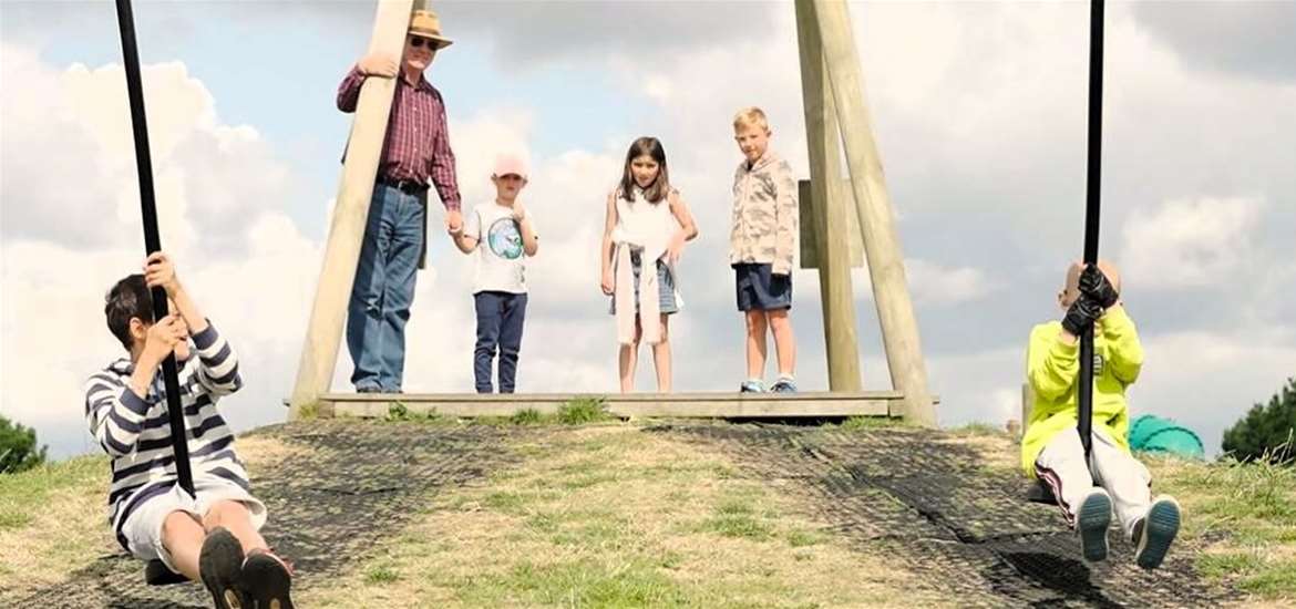 Maize Maze zip wire